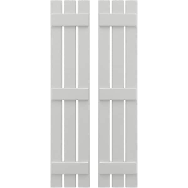 Ekena Millwork Americraft 3-Board, 3 Batten Exterior Real Wood Spaced Board-n-Batten Shutters, ARW401SB311X67STH, PR ARW401SB311X67STH - main